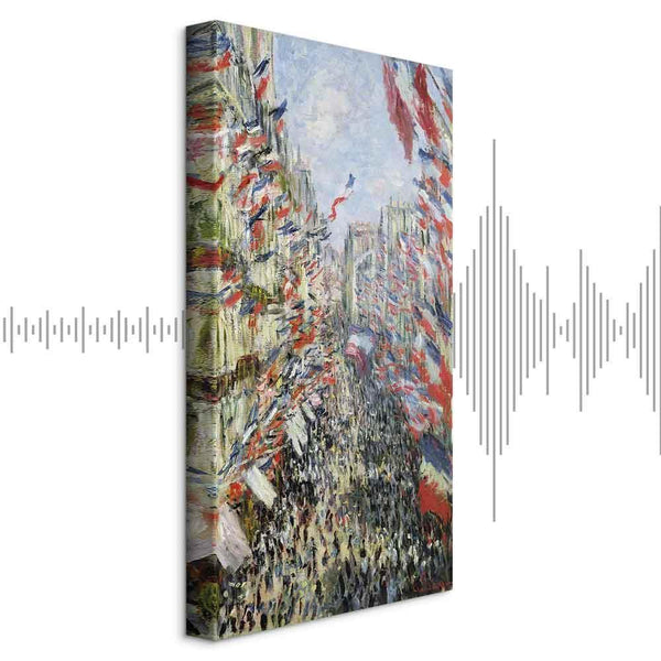 Quadro - Claude Monet – The Rue Montorgueil in Paris, Celebration of June 30, 1886