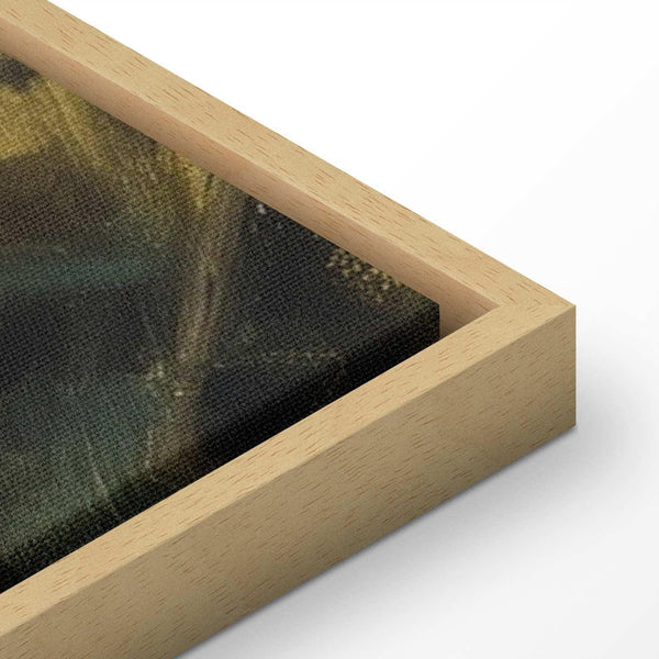 Quadro - Boat crossing - painting of two women sailing a boat on a river