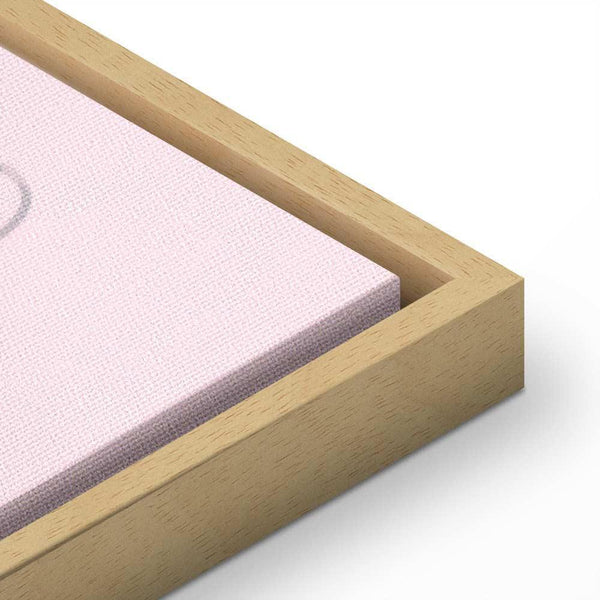 Quadro - Pink Accent (1 Part) Vertical