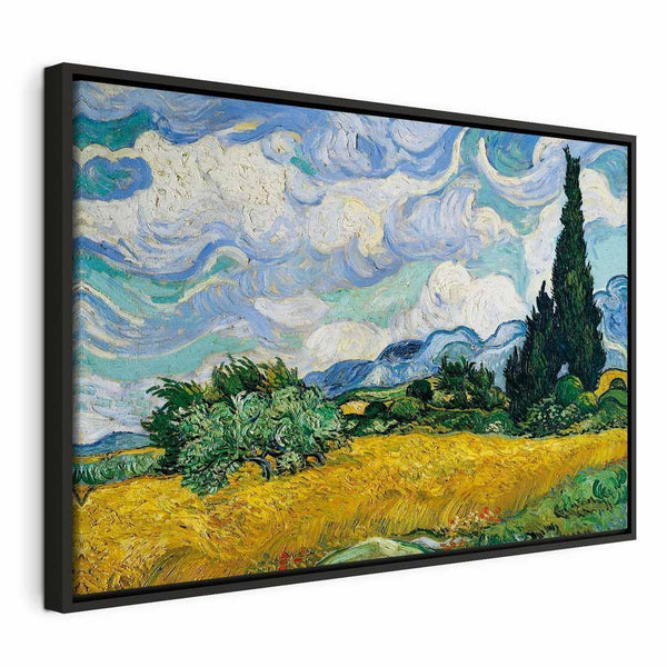 Quadro - Vincent Van Gogh – Wheat Field with Cypresses