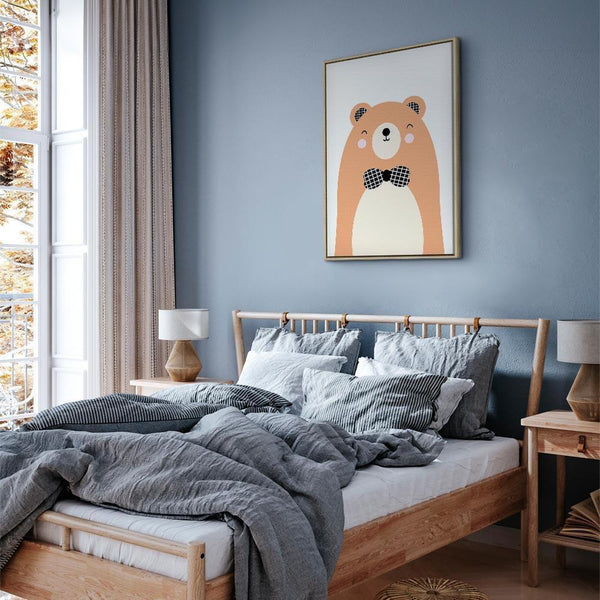 Quadro - Teddy Bear in Bow Tie (1 Part) Vertical