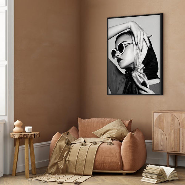 Quadro - Stylish Lady (1 Part) Vertical