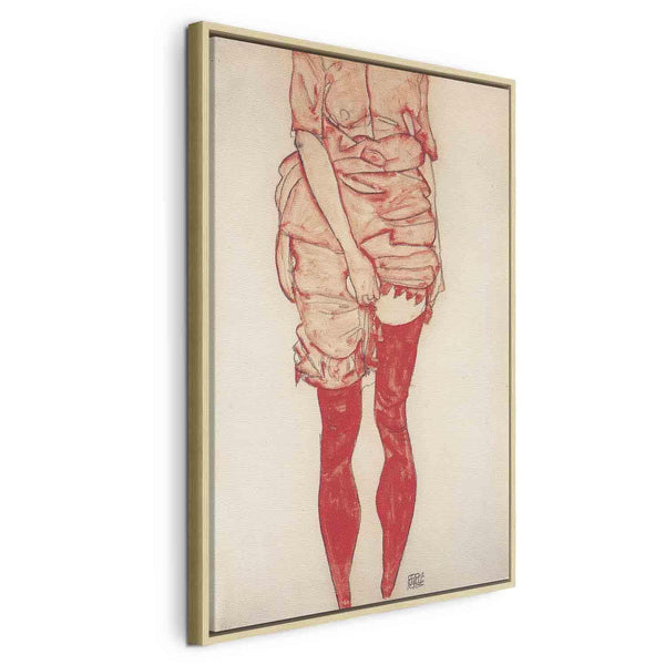 Quadro - Egon Schiele – Standing Woman in Red