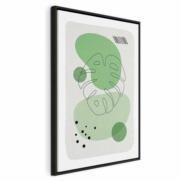Quadro - Green Aesthetics of Monstera (1 Part) Vertical