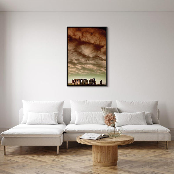 Quadro - Clouds Over Stonehenge (1 Part) Vertical