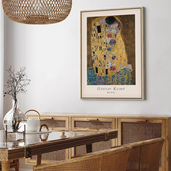 Quadro - Gustav Klimt - The Kiss (1 Part) Vertical