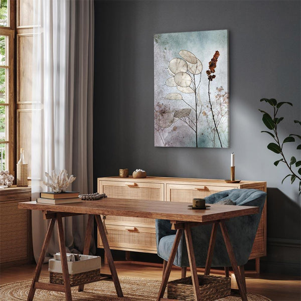 Quadro - Foggy Lunaria (1 Part) Vertical
