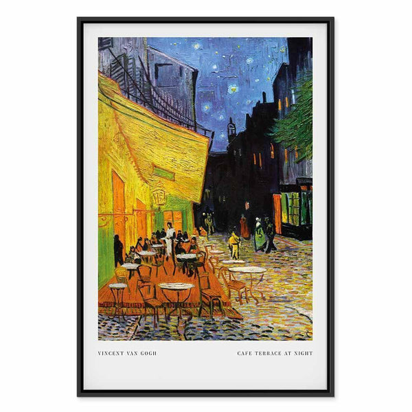 Quadro - Cafe at Night (1 Part) Vertical