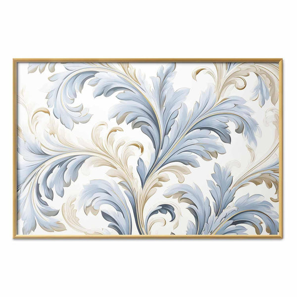 Poster - Baroque Vines in Light Colors