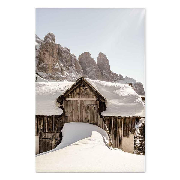 Quadro - Winter in the Dolomites (1 Part) Vertical