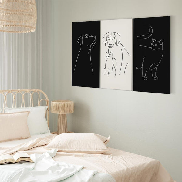 Quadro - Domestic Animals (3 Parts)