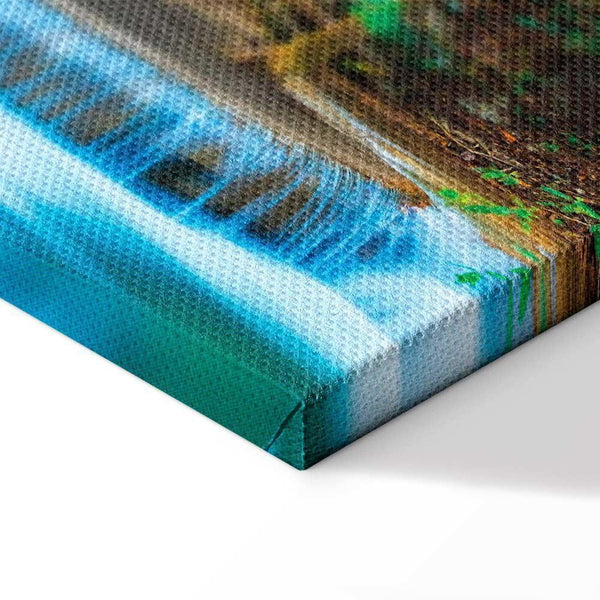 Quadro - Blue Waterfall in Kanchanaburi, Thailand