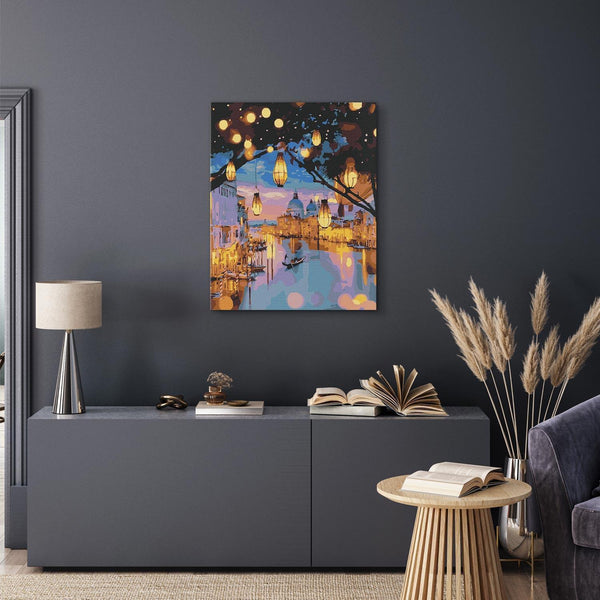 Quadro fai da te - Lanterns in Venice