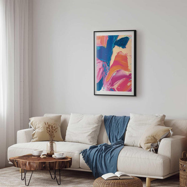 Poster - Colorful Expression - strong contrasts in an energetic composition