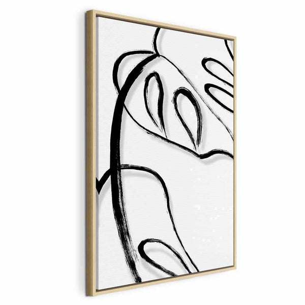 Quadro - White Monstera (1 Part) Vertical