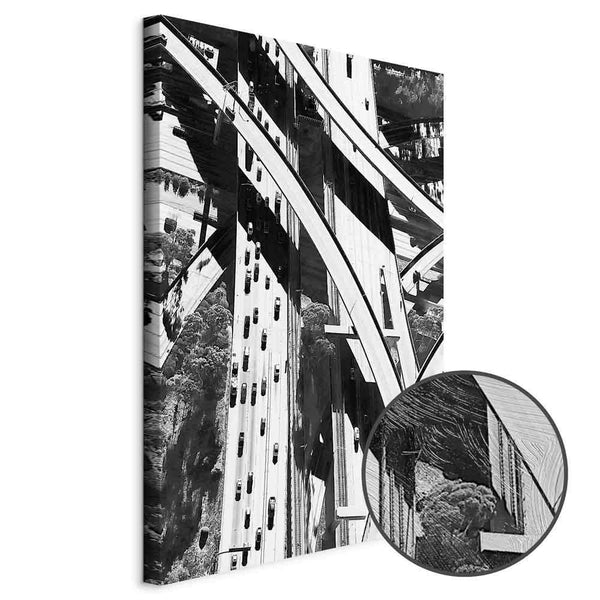 Quadro - City Geometry (1 Part) Vertical