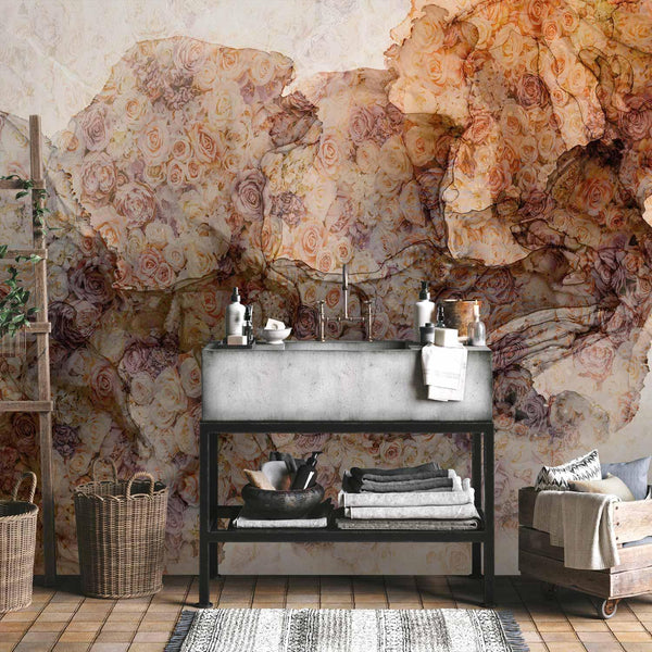 Carta da parati - Woven With Roses