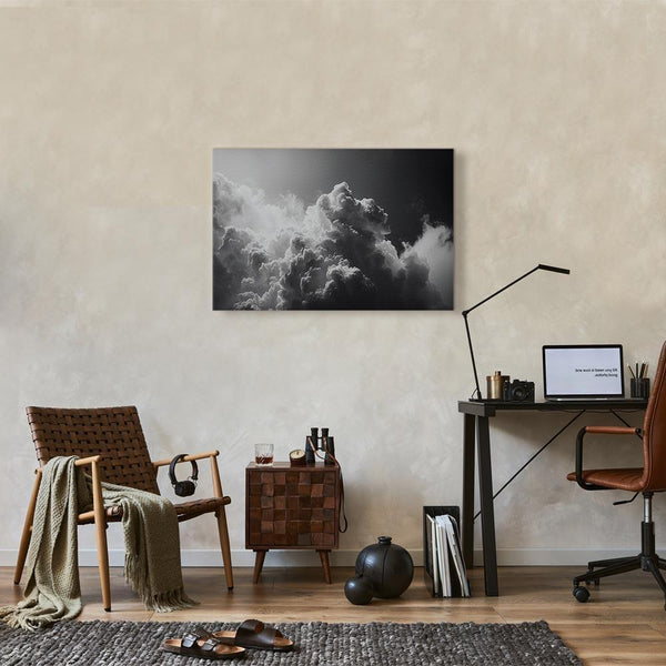 Quadro - Extraordinary Phenomenon: The Sun Illuminating Dark Clouds