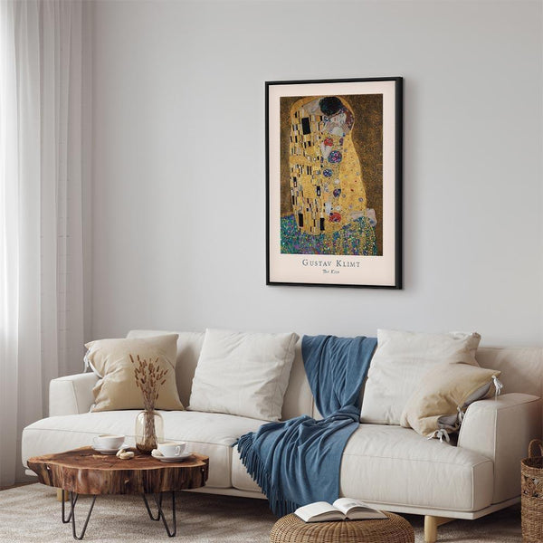 Quadro - Gustav Klimt - The Kiss (1 Part) Vertical