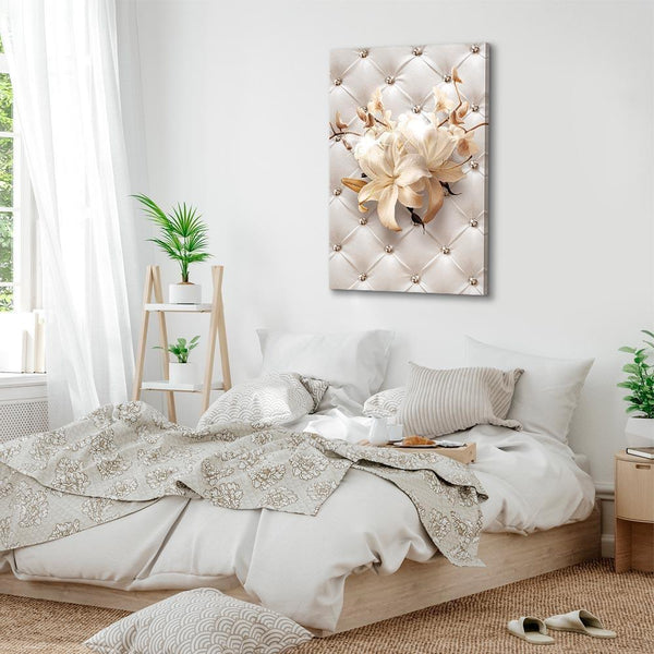 Quadro - Diamond Lilies (1 Part) Vertical