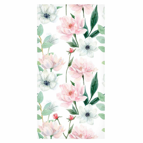Tappezzeria murale - Peonies on white background