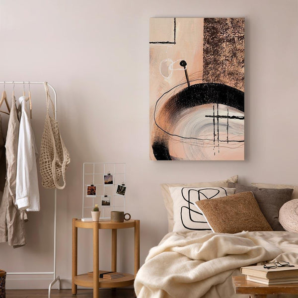 Quadro - Art of Shapes (1-part) - Hand-Painted Abstract Artwork