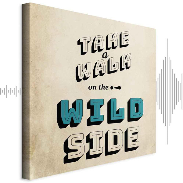 Quadro - Take Walk on the Wild Side (1 Part) Square