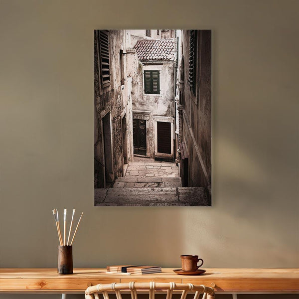 Quadro - Retro Alley (1 Part) Vertical