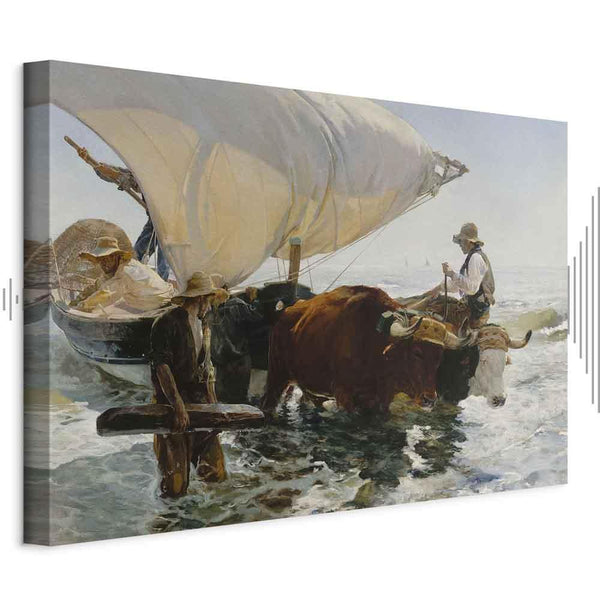 Quadro - Joaquín Sorolla y Bastida – The Return from Fishing