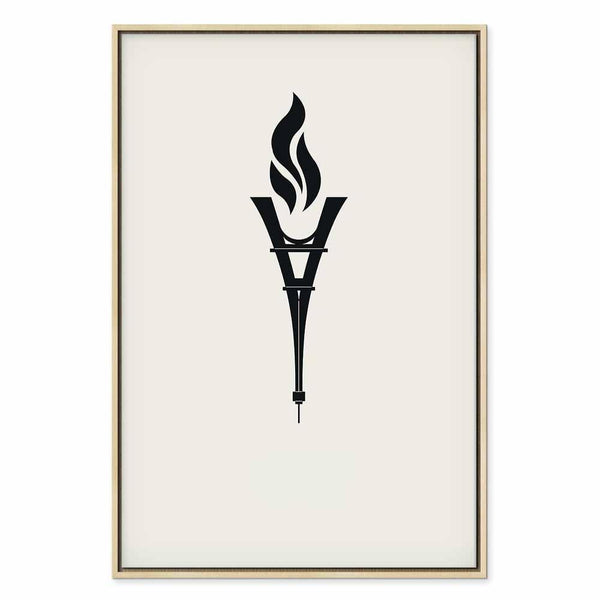 Quadro - Torch Shaped Like an Inverted Eiffel Tower