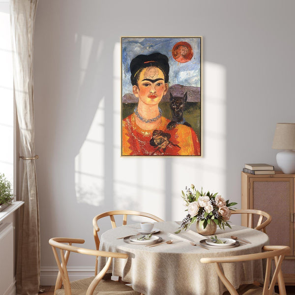 Quadro - Frida Kahlo – Self-Portrait with Diego on My Breast