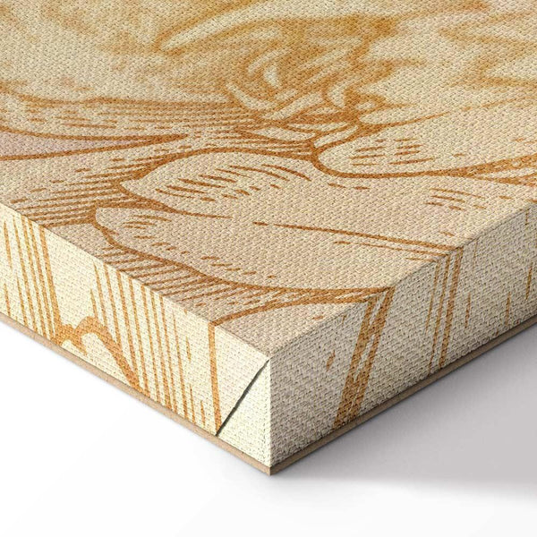 Quadro - Golden Mosaic of Nature (1 Part) Wide