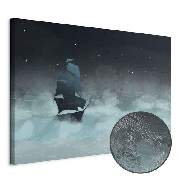 Quadro - Night Waves (1 Part) Wide - Second Variant