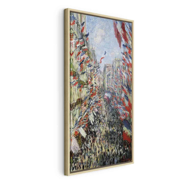 Quadro - Claude Monet – The Rue Montorgueil in Paris, Celebration of June 30, 1886