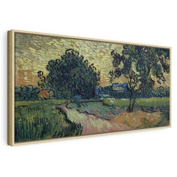Quadro - Vincent Van Gogh – Landscape with the Chateau of Auvers at Sunset