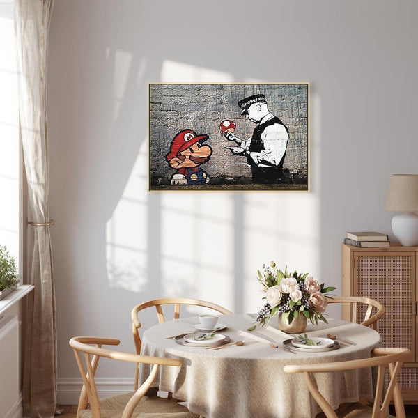 Quadro - Mario and Cop by Banksy