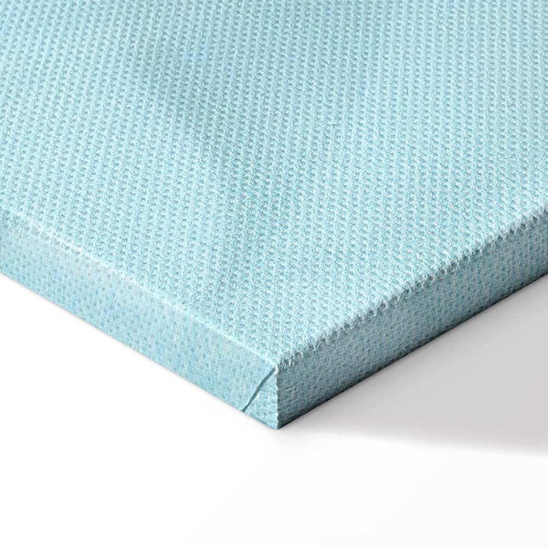 Quadro - Large Leaves in Shades of Green-Mint: Botanical Motif