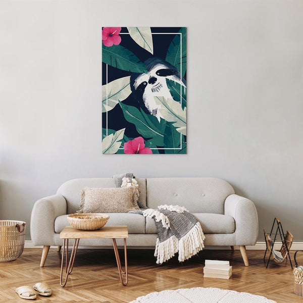 Quadro - Sloth in the Tropics (1 Part) Vertical