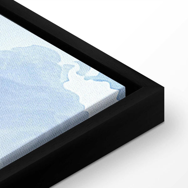 Quadro - Landscape with Green Fields and Trees Tuscan Sunny View