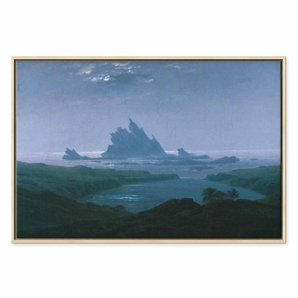 Quadro - Caspar David Friedrich – Cliff reef on the beach