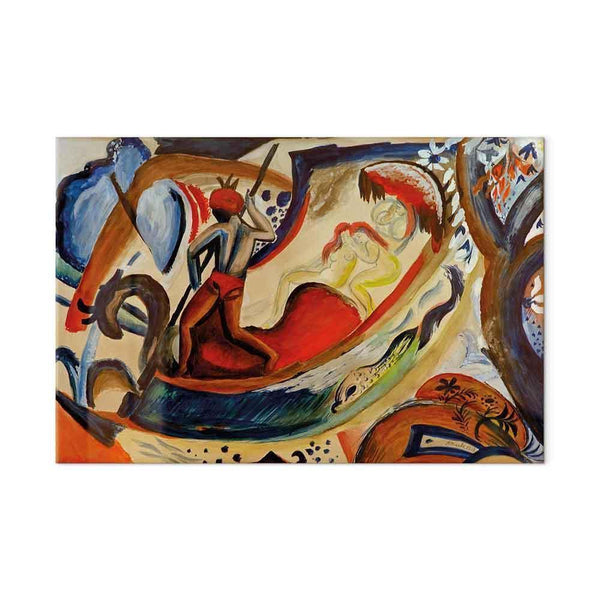 Quadro - August Macke – Nackte Mädchen in der Barke