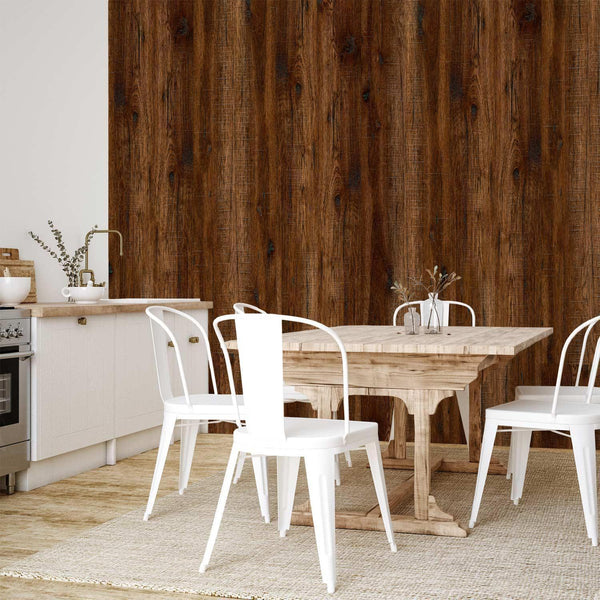 Carta da parati - Legno scuro