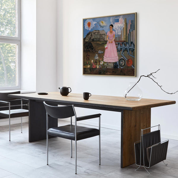 Quadro - Frida Kahlo – Self-Portrait on the Borderline Between Mexico and the United States