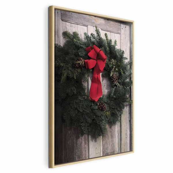 Quadro - Christmas Wreath (1 Part) Vertical