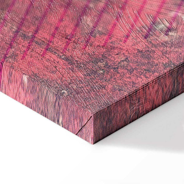 Quadro - Crimson Abstraction (1 Part) Vertical