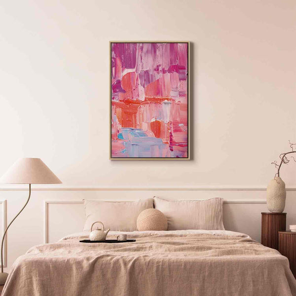 Quadro - Colorful Contrasts - Energetic Color Transitions in Shades of Pink
