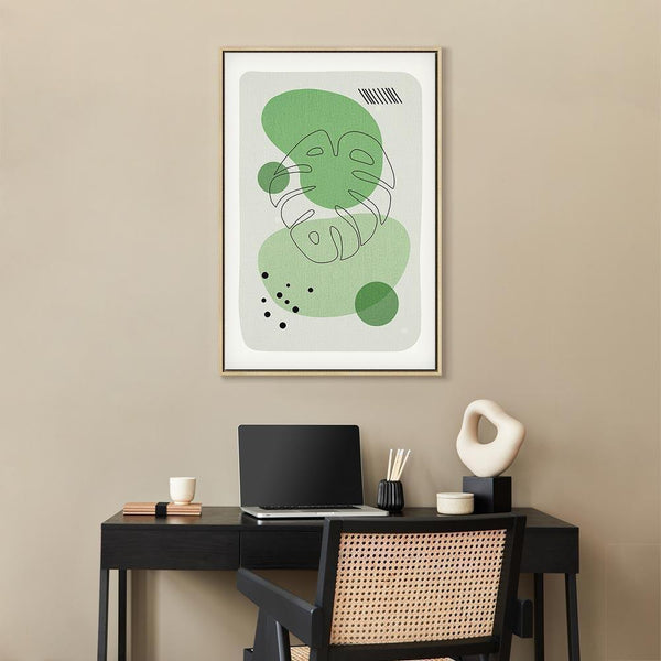 Quadro - Green Aesthetics of Monstera (1 Part) Vertical
