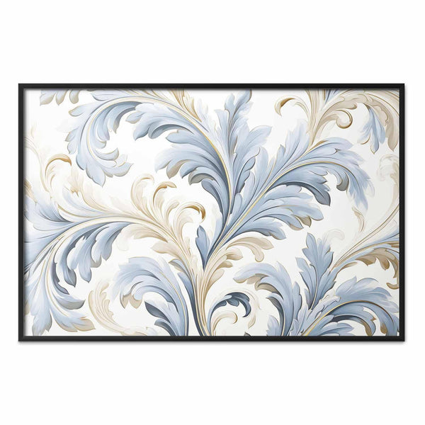 Poster - Baroque Vines in Light Colors