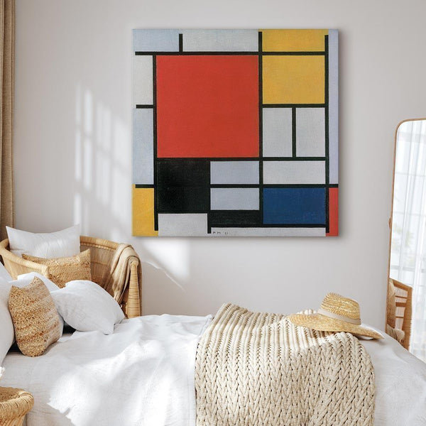 Quadro - Piet Mondrian – Composition with red, yellow blue and black