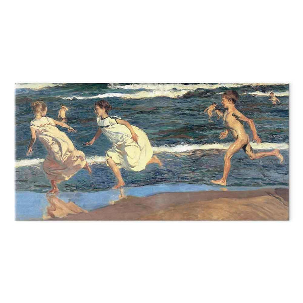 Quadro - Joaquín Sorolla y Bastida – Running along the Beach